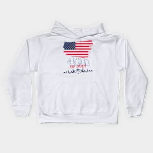 4th of july Kids Hoodie